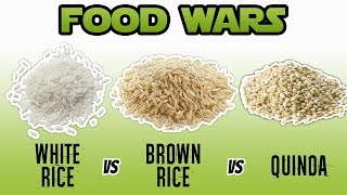 White Rice vs Brown Rice vs Quinoa Nutrition Facts (WHAT IS HEALTHIER) | LiveLeanTV