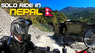 Ep-12| என் வாழ்க்கையில் இப்டி ஒரு மலை பாதையில் பயணித்தது இல்லை😳 Nepal Solo Ride 🇮🇳 🇳🇵