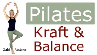 💡30 min. Pilates, Kraft und Balance | Training für Fortgeschrittene, ohne Geräte