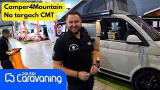 Premierowy campervan na bazie Volkswagena T6.1 od Camper4Mountain na CMT Stuttgart.