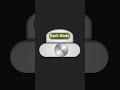 Toggle button with Dark/Light animation #shorts #html #css #javascript