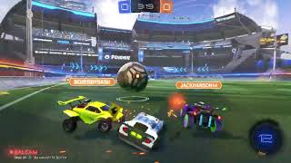 ONGELOOFLIJKE AERIAL GOALS! 🚀 Rocket League Skills en Actie\