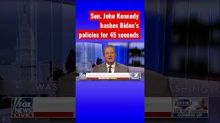 Sen Kennedy: Inflation loves President Biden #shorts