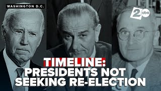 Timeline: U.S. Presidents who've bowed out of reelection