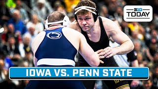 It's Iowa vs. Penn State Wrestling Tonight; Latest Big Ten Bracketology | B1G Today