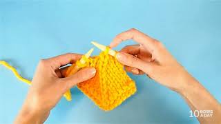 The Neatest Way to Decrease Two Stitches + FREE PATTERN