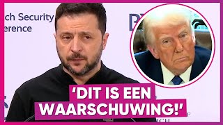 Zelensky slaat keihard terug naar Trump en krijgt applaus