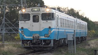 【4K】JR高徳線　普通列車キハ47形気動車　ｷﾊ40-2143+ｷﾊ47-173