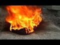 burning my volkswagen golf fire vs car quemando coche de juguete carro de brinquedo em chamas