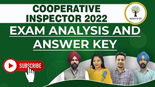 Exam Analysis \u0026 Answer Key | Cooperative Inspector 2022 | Success Tree Punjab