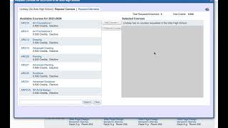 How to enter course requests