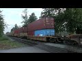 bright and early cn q108 travels east with two sd70m 2 s at langley bc