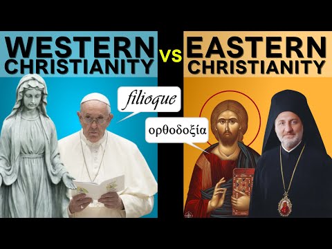 What are the major differences between Eastern Orthodox and Western Christianity?