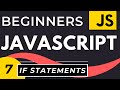 If Statements in Javascript | Tutorial for Beginners