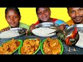 CHICKEN SPICY MASALA CURRY EATING WITH RICE | CUNTRY CHICKEN