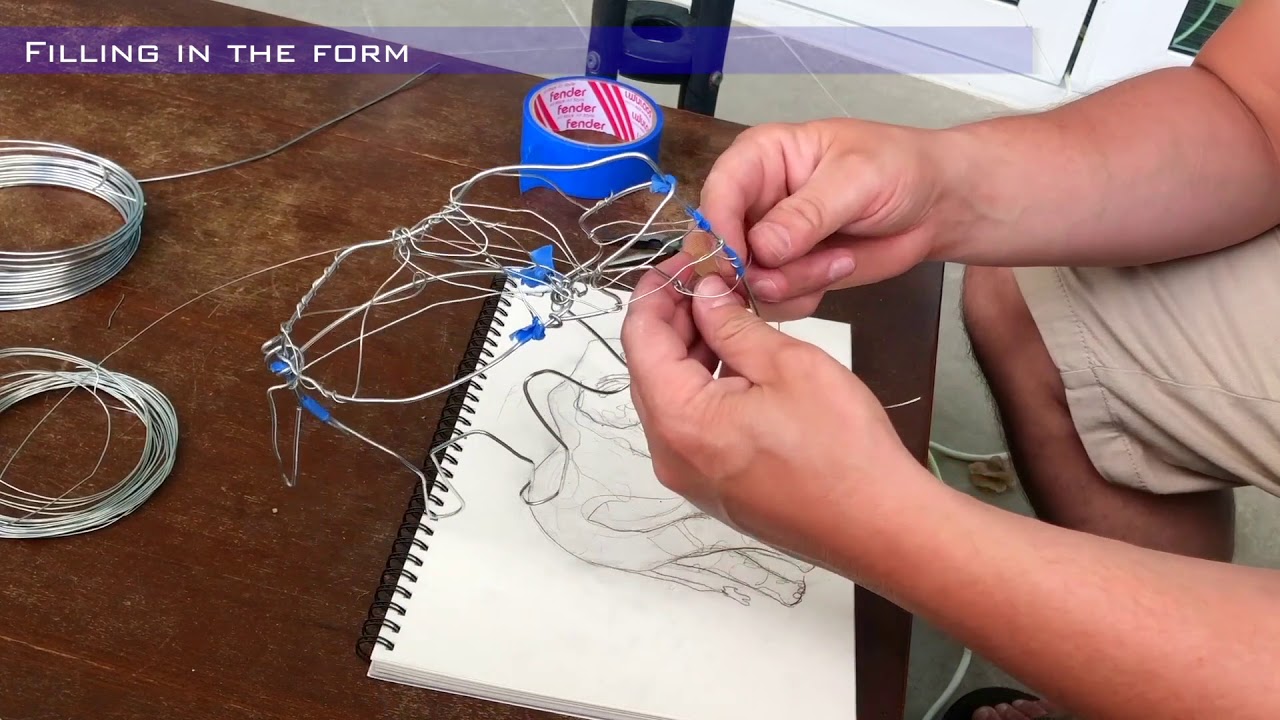 Wire Sculpture Tutorial Youtube