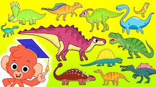 Dinosaur ABC | Learn Dinosaurs for Kids | alphabet dinosaurs cartoon