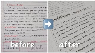 Cara agar tulisan menjadi lebih bagus dan rapi | STUDY WITH ME