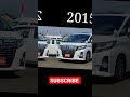 🔥Evolution of Toyota Alphard   😈 #trending #youtube #best #shots #oddi #offroad