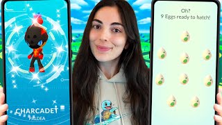 Shiny Hunting Charcadet! (Pokémon GO: Powerful Potential Event)