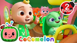 Wheels on the Bus + More CoComelon Animal Time | 2 Hour CoComelon Animal Nursery Rhymes
