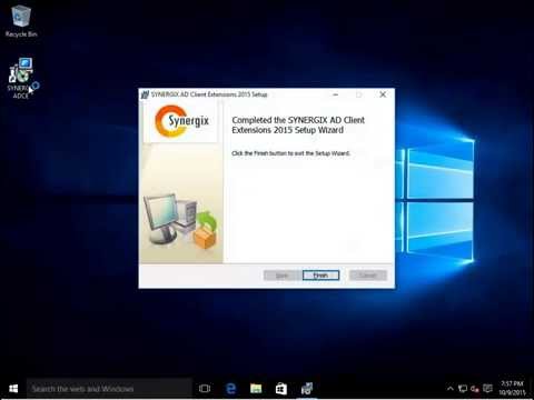 SYNERGIX ADCE 2015 Software Installation Steps SYNERGIX ADCE 2015 Software Installation Steps