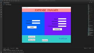 Expense Tracker | An application developed using python tkinter and sqlite3