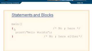 C Programming Tutorial 3-2: Statements & Blocks