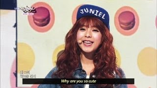 JUNIEL - Pretty Boy (2013.05.18) [Music Bank w/ Eng Lyrics]