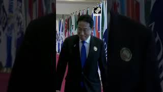 Japanese Prime Minister Fumio Kishida arrives at Bharat Mandapam for G20 Summit