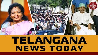 Telangana News Today: Governor Tamilisai On Congress' Commitments, KCR Discharge, Prajavani Program