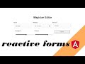 Angular - Reactive Forms Tutorial