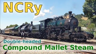 Double-headed Compound Mallet Steam at the Niles Canyon Railway