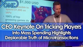 CEO Keynote On Tricking Players Into Mass Spending Highlights Deplorable Truth of Microtransactions