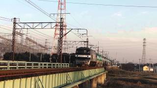 ［JR貨物］　5883レ　EF210-153　高崎線　オカポン　14/1/24