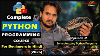 Some Amazing Python Program | Power Of Python | Python Tutorial - Episode 2