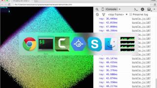 Interactive PointClouds optimization in three.js