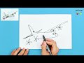 how to draw a lockheed c 130 hercules turboprop military transport plane