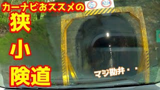 サブチャンネル【狭小険道　トンネル】カーナビがご案内する狭小険道・・滋賀県道284号線　杉本（丹生）トンネル