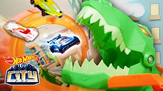 ドレイブン、1000台の車でバリケードを築く！ | @HotWheelsJapanese