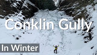 FROZEN WATERFALLS AT CONKLIN GULLY // High Tor WMA and BONUS Footage at Grimes Glen