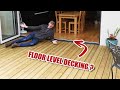 How I built our floor level timber decking