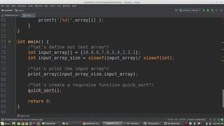 Quick Sort | C program Simplified | Step by Step