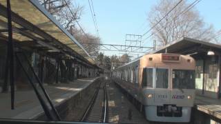 京王井の頭線3000系前面展望 急行永福町-吉祥寺 【Cab view of Keio Inokashira Line