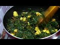 राजस्थानी आलू बथुवा रो साग रेसिपी rajasthani aalu bathua sabji recipe saini ji ka dhaba