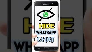Hide WhatsApp chat।वॉट्स्ऐप चैट कैसे छुपाए#tipsandtricks #whatsapp