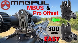 MAGPUL's MBUS \u0026 Pro Offset Iron sights REVIEW