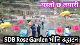 SDB Rose Garden भोलि अर्थात 14Feb प्रणाय दिवासमा उद्घाटनको तयारी हुँदै बेग्लै रौनक्ता