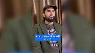 America in a Nutshell 🗽🇺🇸 #america #india #middleeast #dubai #uae #comedy #shorts #ytshorts #oil