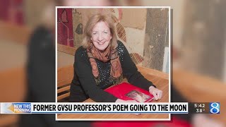 Former GVSU professor's poem going to the moon